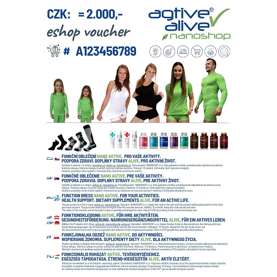 AGTIVE utalvány 2000
